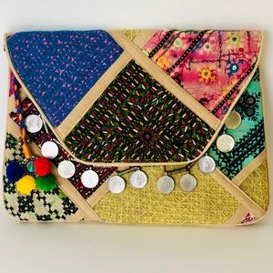 Boho crossbody / clutch